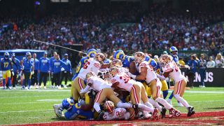A San Francisco 49-ers és a Los Angeles Rams Ausztráliában játszott egymással.