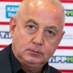 Ballai Attila, az MKSZ kommunikációs-, PR- és marketing igazgatója a Magyar Kézilabda Szövetség (MKSZ) sajtótájékoztatóján az Aquaworld Resort Budapest szállodában 2024. november 25-én.