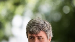 David Szalay magyar származású kanadai-brit íróval készült interjú Budapesten 2026. június 12-én.