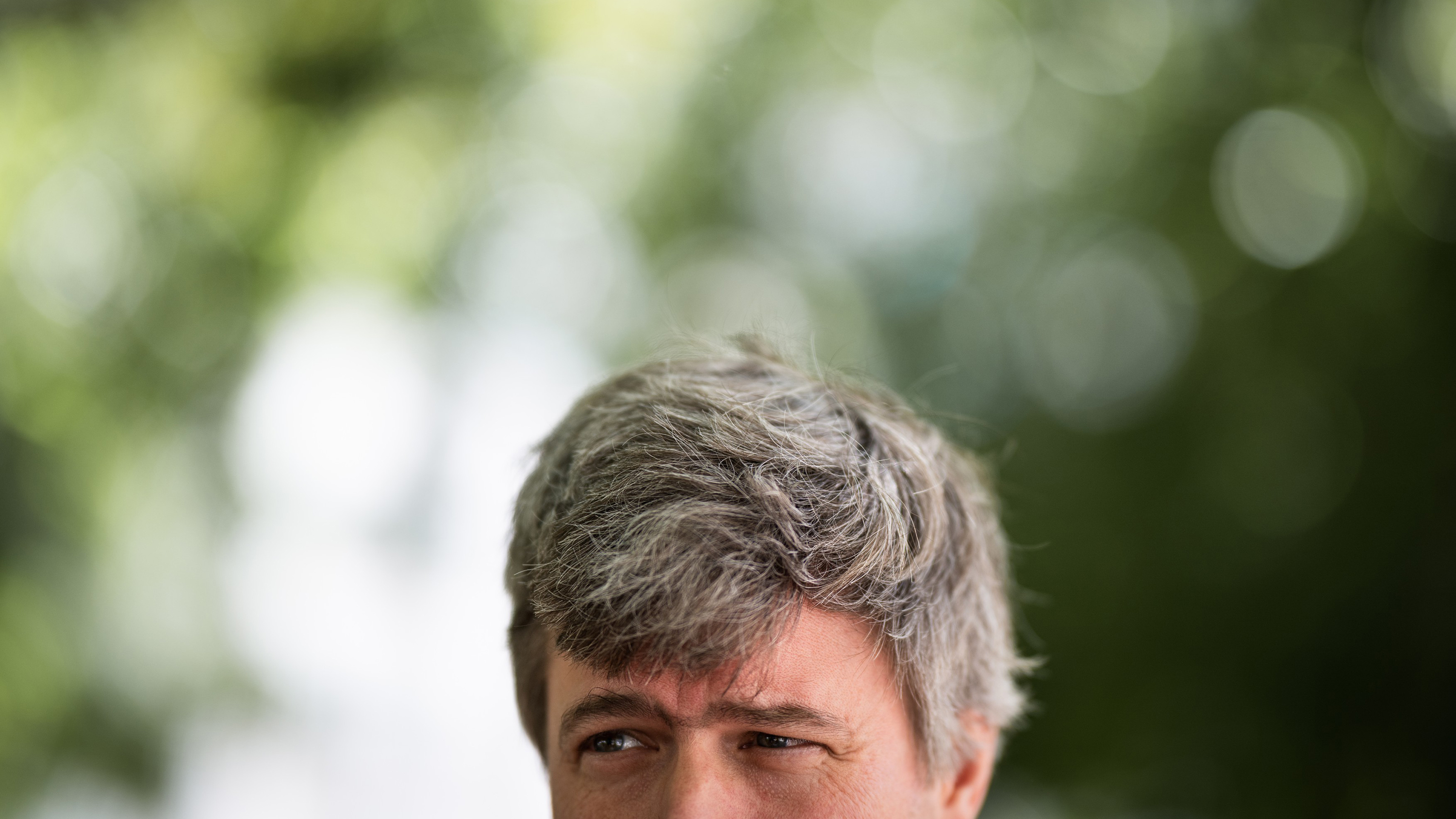 David Szalay magyar származású kanadai-brit íróval készült interjú Budapesten 2026. június 12-én.