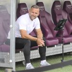 Szélesi Zoltán, az Újpest vezetőedzője a labdarúgó OTP Bank Liga 2. fordulójában játszott Újpest FC - Debreceni VSC mérkőzésen a Szusza Ferenc Stadionban 2026. augusztus 2-án.
