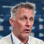 Heimir Hallgrimsson, az ír válogatott szövetségi kapitánya a Nemzetek Ligája csoportjainak sorsolásán.