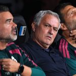 José Mourinho a Real Madrid és a Rayo Vallecano bajnokiján.