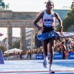 Tigst Assefa célbaéréskor.