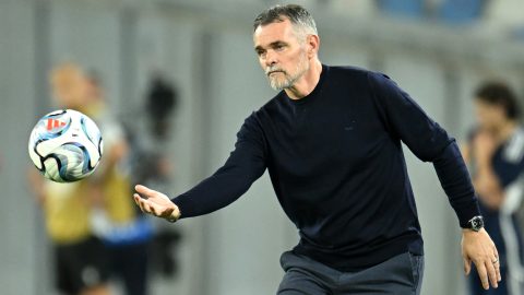 Willy Sagnol az Észak-Írország elleni mérkőzésen.