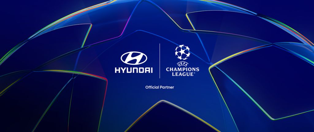 A Hyundai Motor az UEFA-bajnokok ligája hivatalos autóipari partnere