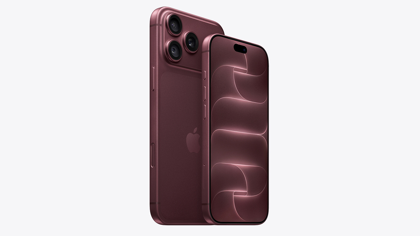 iPhone 18 Pro burgundi színben.