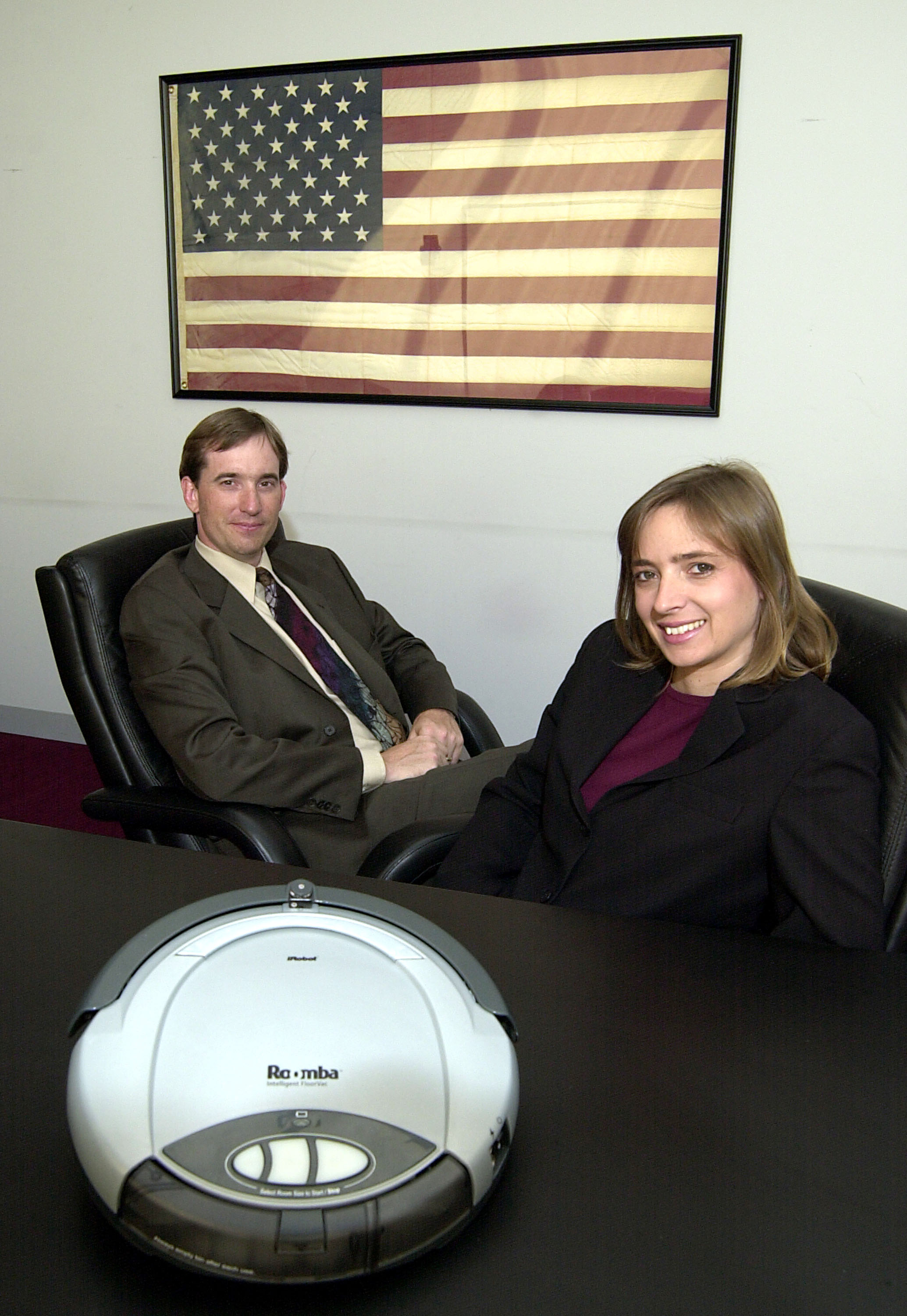 iRobot Roomba robotporszívó 2002-ből.