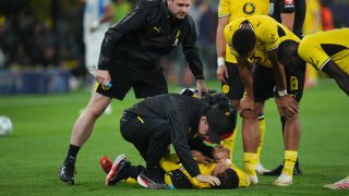Konstantinos Karetsas during the champions league game between Borussia Dortmund and Villarreal at Signal Iduna Park on September 8, 2026 in Dortmund, Germany. (Photo by Ulrik Pedersen/NurPhoto)