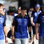 Liam Lawson, Isack Hadjar és Max Verstappen.