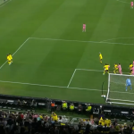 Lionel Messi hatalmas gólt szerzett szabadrúgásból.