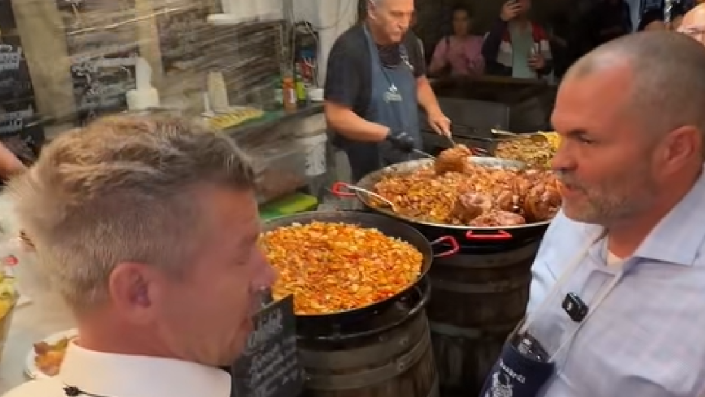 Borral öntötték le Magyar Pétert Szekszárdon