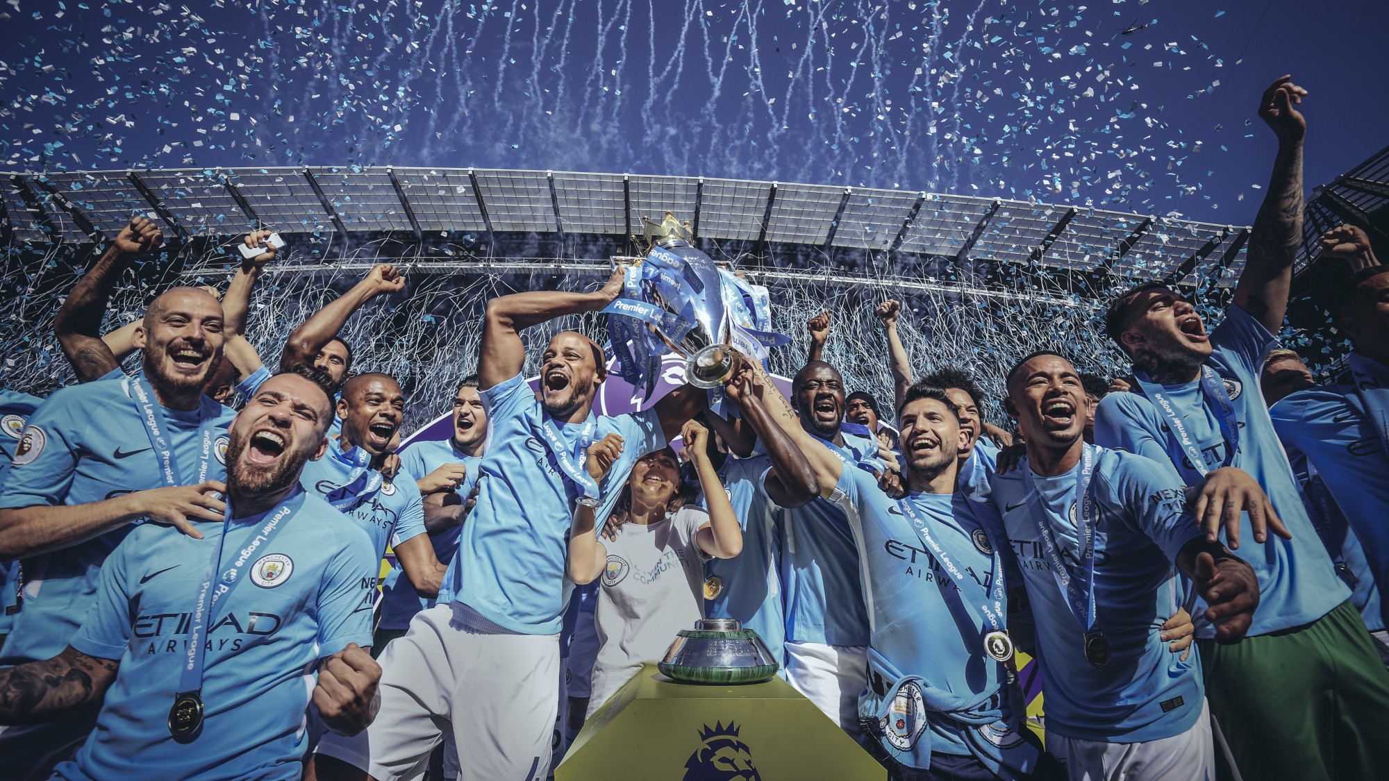A Manchester City 2018-ban bajnok csapata.