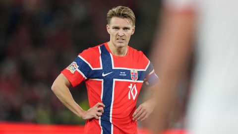 Martin Ödegaard a Portugália elleni mérkőzésen.