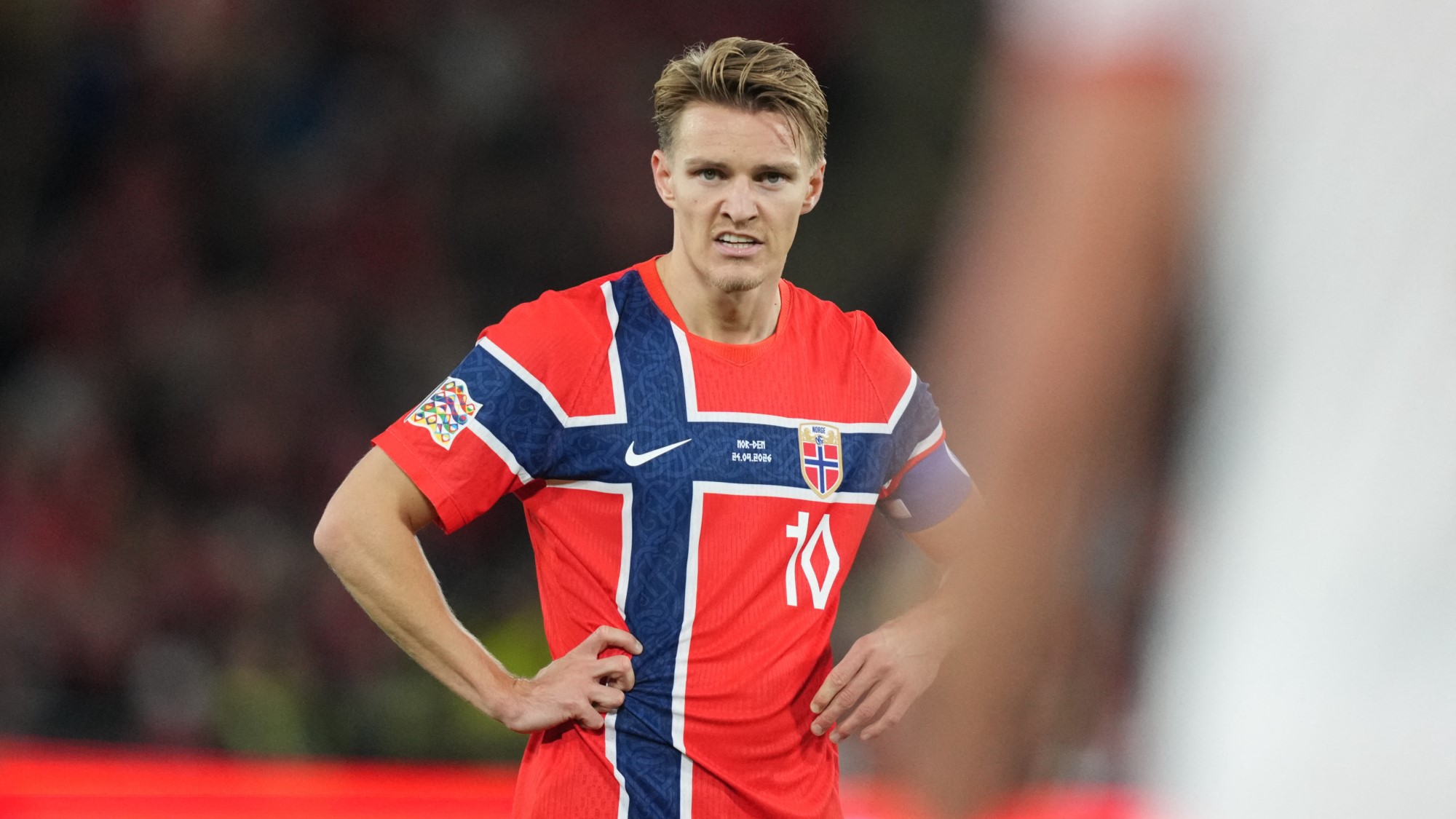 Martin Ödegaard a Portugália elleni mérkőzésen.