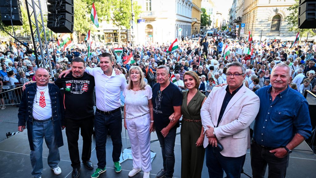 Magyar Péter: A Fidesz csak széltében tudta megtölteni az Andrássy utat