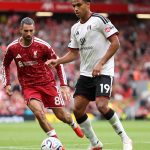 Szoboszlai Dominik a Liverpool és a Fulham bajnokiján az Anfielden.