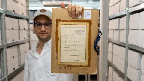 A levéltár raktárában őrzik az ügynökaktákat