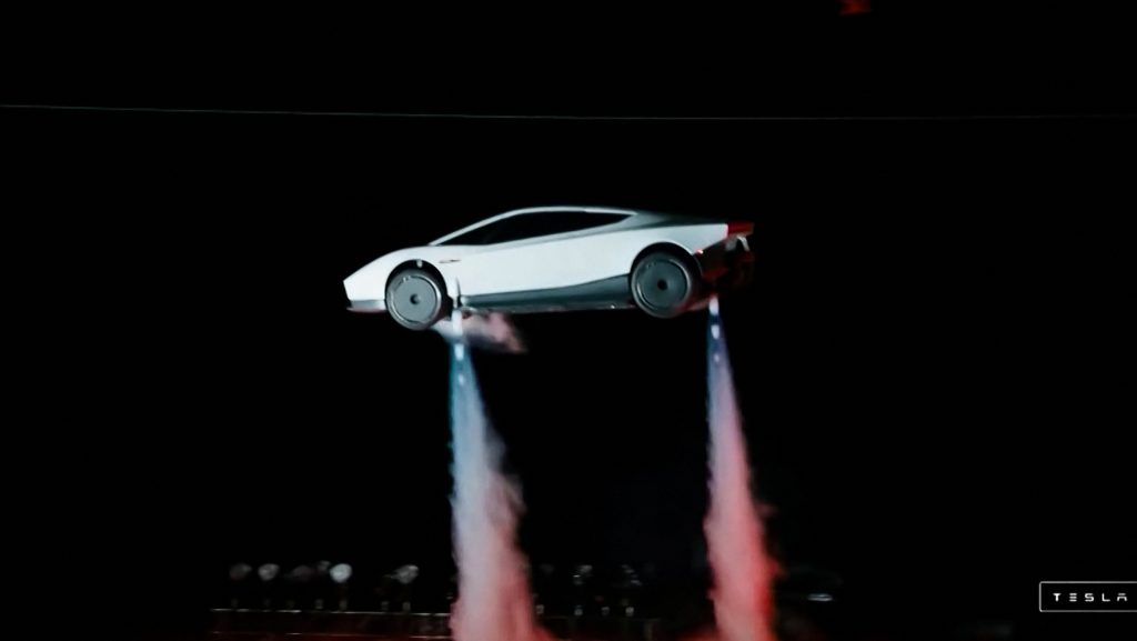 Repülni és fejjel lefelé közlekedni is tud a Tesla új autója