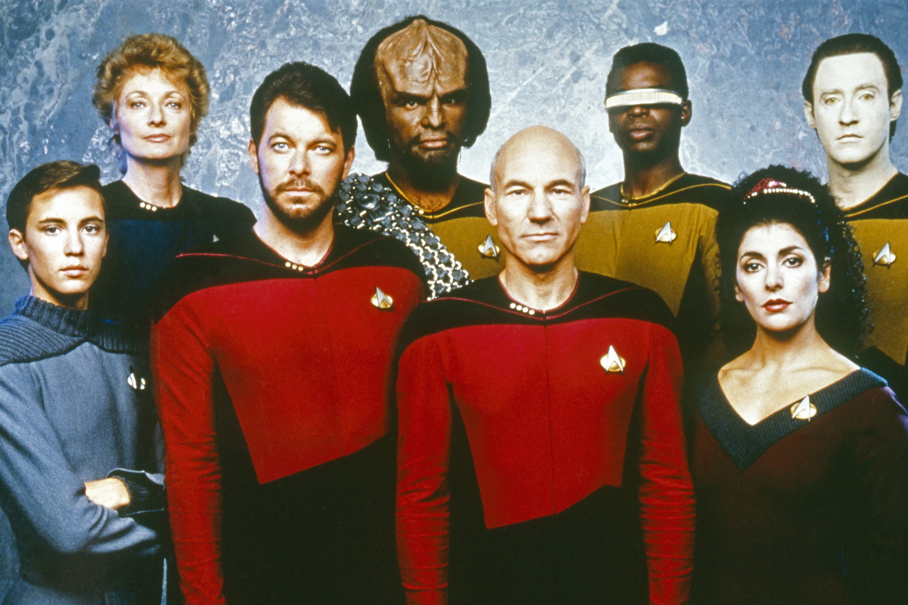 A Star Trek: Az új nemzedék című sorozat szereplőgárdája.
