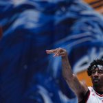Amar'e Stoudemire of Hapoel Jerusalem during the EuroCup Top 16 Round 2 basketball match between Zenit and Hapoel Jerusalem at the Yubileyni Arena in St. Petersburg, Russia, January 18, 2017. (Photo by Igor Russak/NurPhoto)