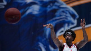 Amar'e Stoudemire of Hapoel Jerusalem during the EuroCup Top 16 Round 2 basketball match between Zenit and Hapoel Jerusalem at the Yubileyni Arena in St. Petersburg, Russia, January 18, 2017. (Photo by Igor Russak/NurPhoto)