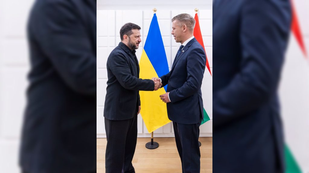 Magyar Péter négyszemközt tárgyalt Zelenszkijjel Brüsszelben