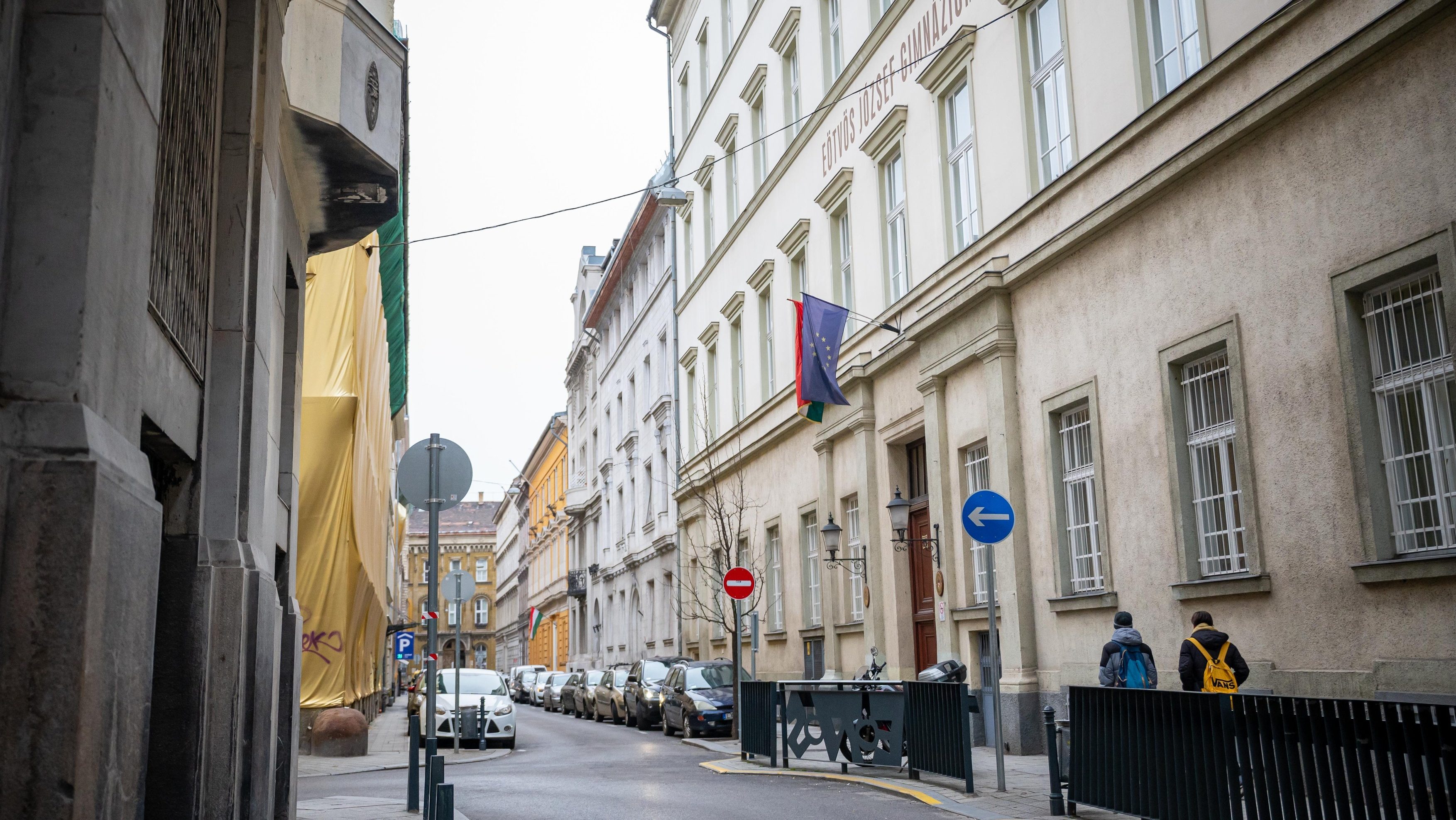 Eötvös József Gimnázium illusztrációk 2023. január 27-én., Image: 752304731, Fotó: Varga Jennifer / 24.hu