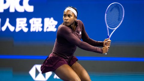 Coco Gauff a pekingi tornán.