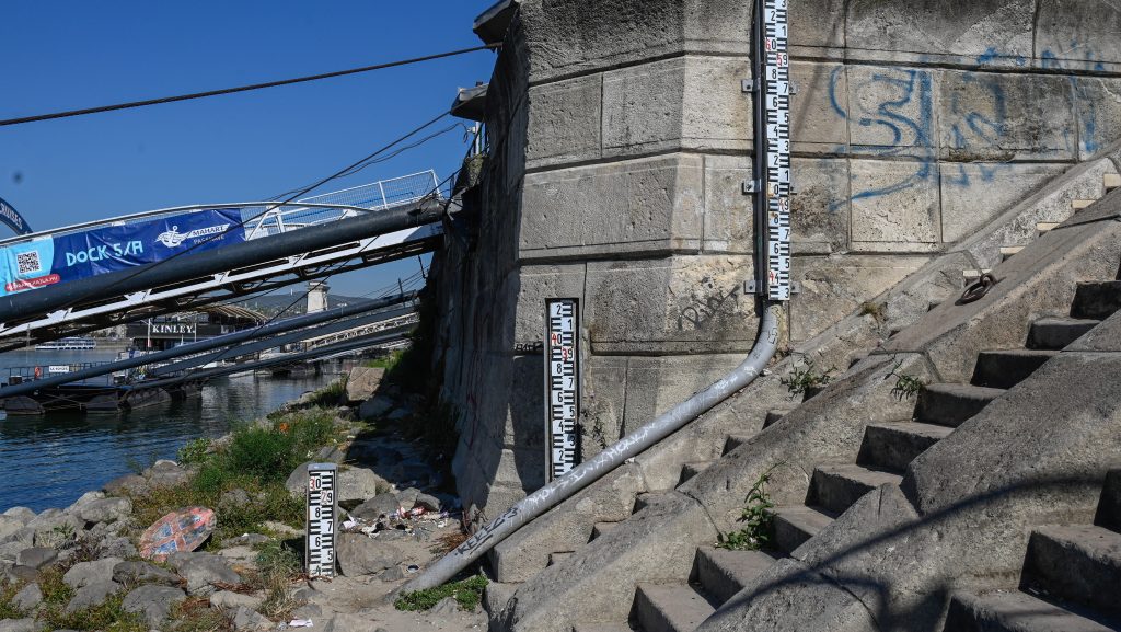 200 éves negatív rekord dőlt meg: -1 centi a Duna vízállása Budapestnél