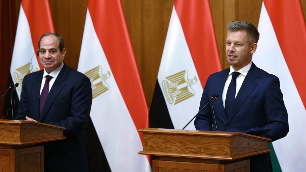 Magyar Péter az egyiptomi elnökkel tárgyalt Budapesten, mindketten kiemelték a gazdasági lehetőségeket