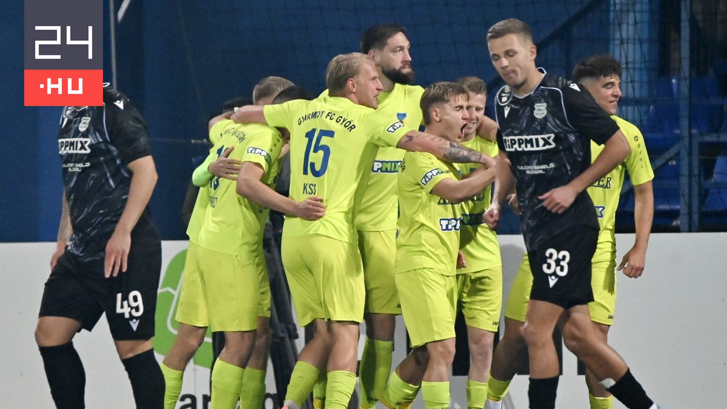 Photo: 24.hu Gyirmót FC Győr beats Kispest-Honvéd 3-1 in MOL Magyar Cup