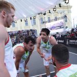 A magyar válogatott tagjai az olimpiai selejtezők döntőjében.