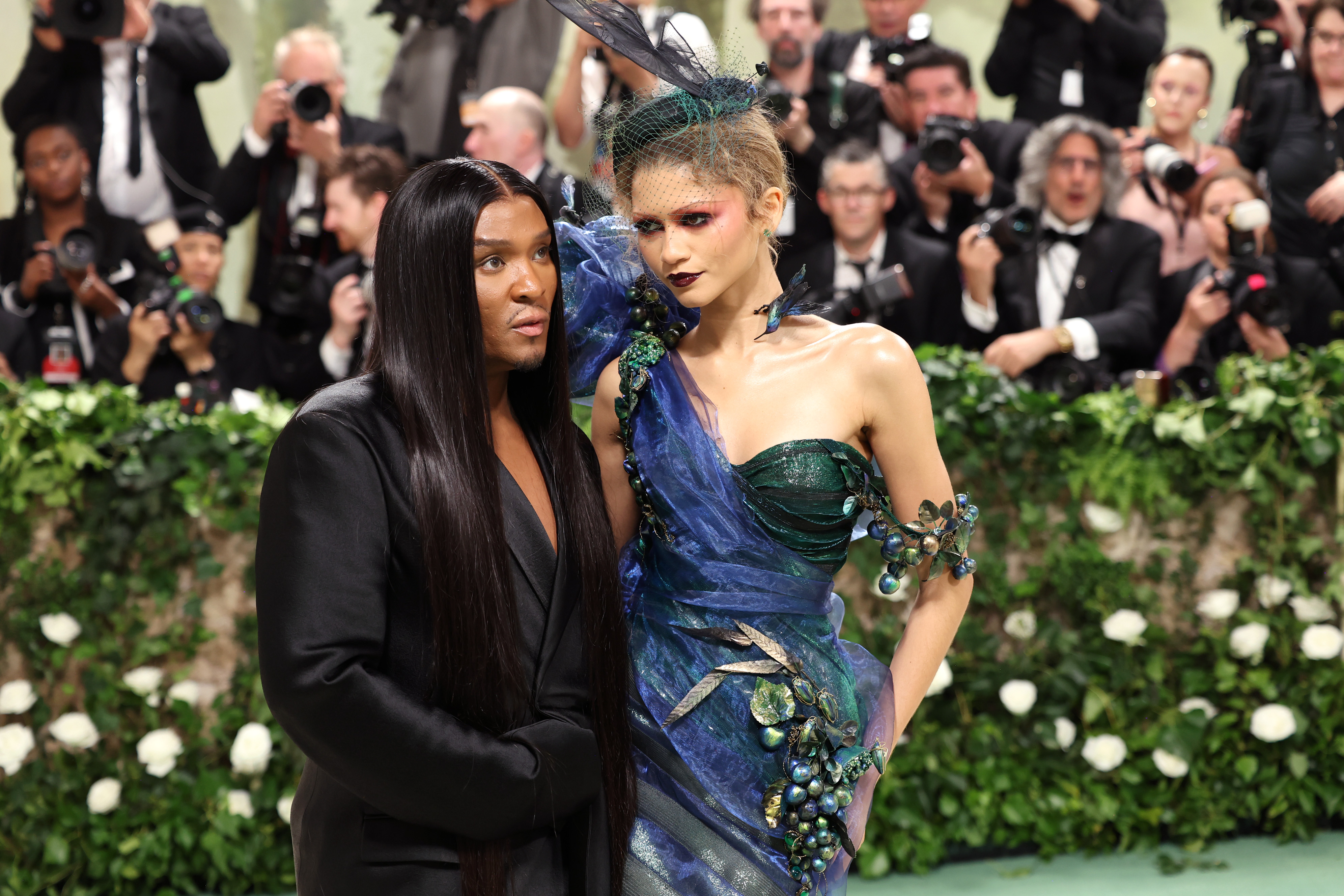 Law Roach és Zendaya a 2024-es Met Gálán. 