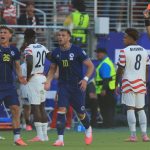 Folarin Balogun piros lapja Bosznia-Hercegovina ellen.