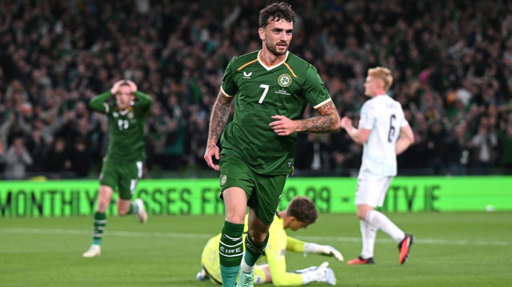 Troy Parrott ezúttal a Nemzetek Ligájában csapott le