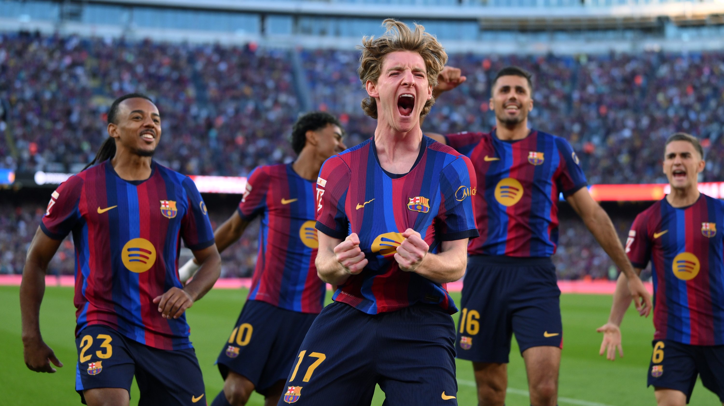 Anthony Gordon gólöröme a Getafe ellen.