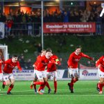 Az Excelsior 31 játékosainak öröme a megnyert tizenegyespárbaj után.