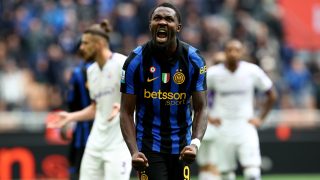 Marcus Thuram gólöröme a Fiorentina ellen.