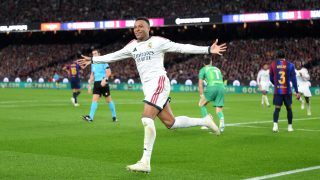 Kylian Mbappé gólöröme a Barcelona ellen.