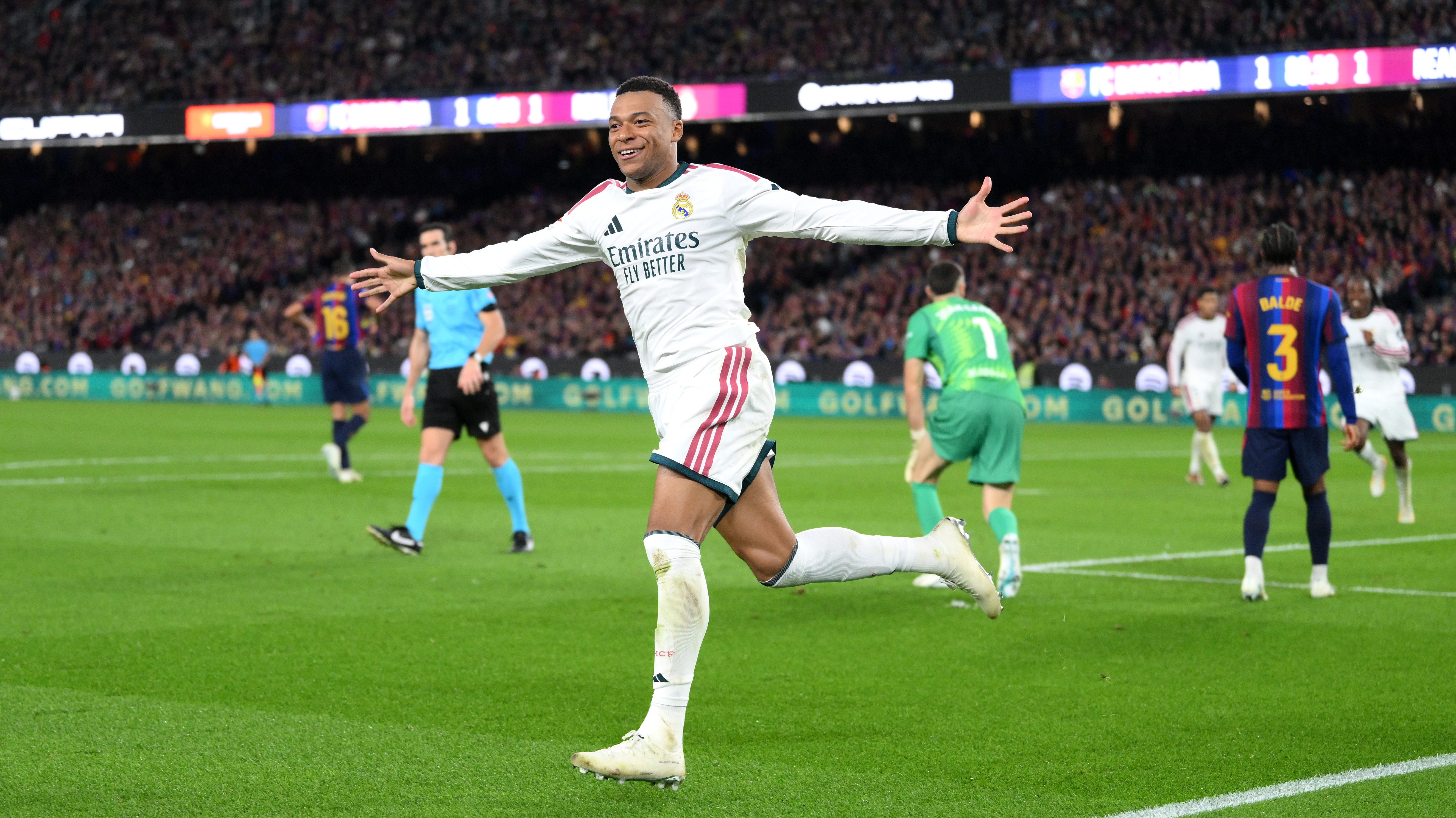 Kylian Mbappé gólöröme a Barcelona ellen.