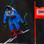 Sofia Goggia (ITA) uses Atomic skis during the AUDI FIS Ski World Cup 2025/26 in Val di Fassa, Italy, on March 6, 2026, for the Women's Downhill at La VolatA Slope, Passo San Pellegrino. (Photo by Mattia Radoni/NurPhoto) Mattia Radoni / NurPhoto / NurPhoto via AFP