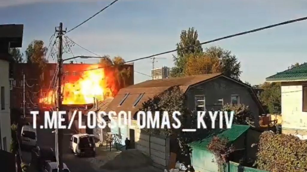 Tanítási időben csapódott be egy orosz sugárhajtású drón egy kijevi iskolába