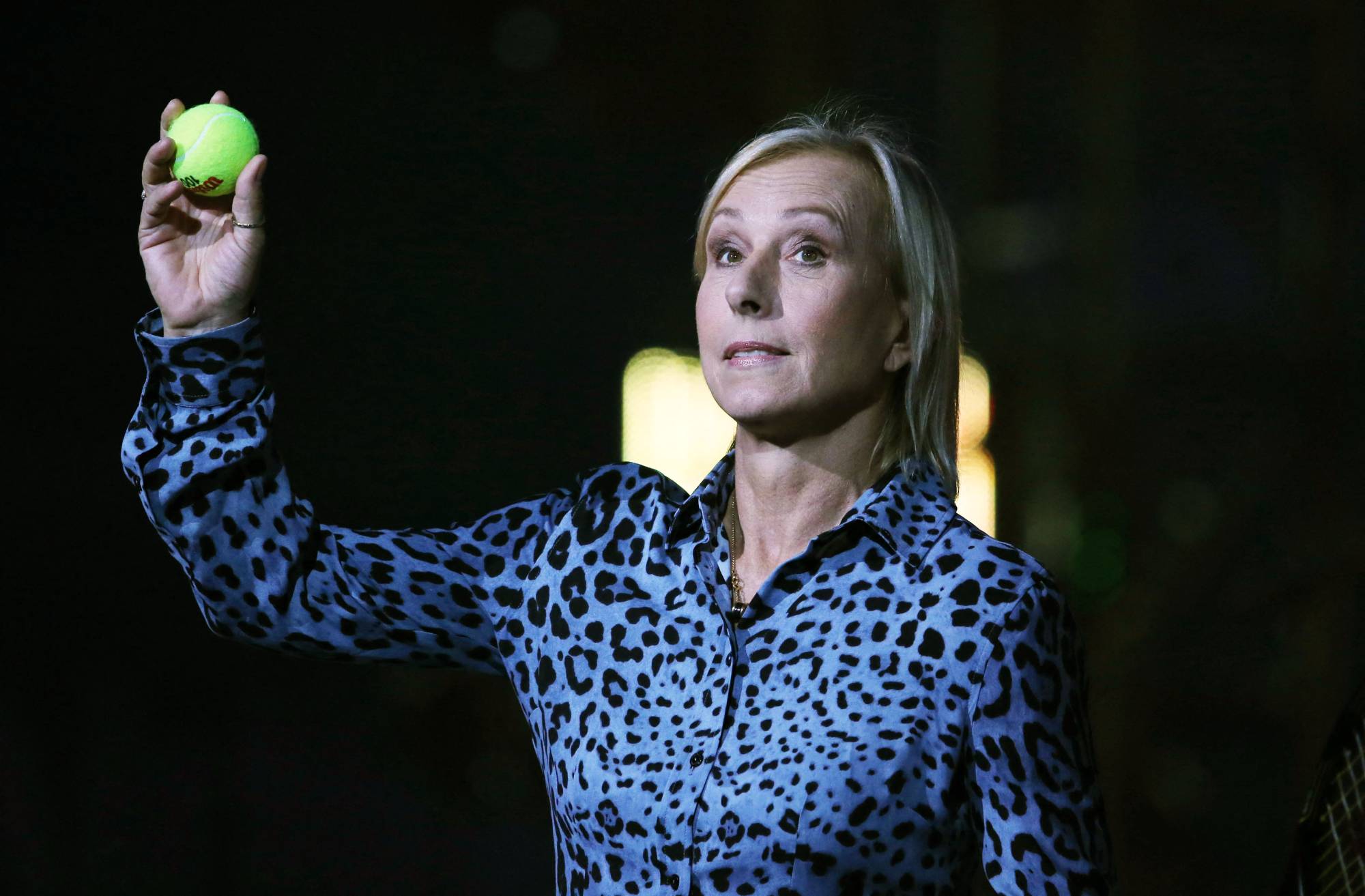 Martina Navratilova during Opening Ceremony of the WTA World Tour, US Open 2014, Grand Slam, Women, at Flushing Meadows in New York, USA, on August 25, 2014. Photo Backpage Images / DPPI