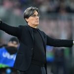 BOLOGNA, ITALY - OCTOBER 5: Vincenzo Montella, head coach of Turkiye during the UEFA Nations League A Group 1 match between Italy and Turkiye at Stadio Renato Dall'Ara in Bologna, Italy on October 5, 2026. Mustafa Yalcin / Anadolu