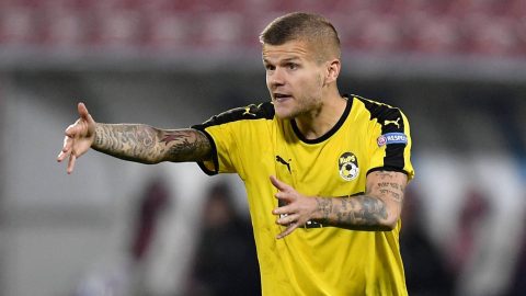 Petteri Pennanen during the UEFA Europea League Play-Off between CFR Cluj v KuPS Kupion Palloseura, on October 1, 2020 in Cluj-Napoca, Romania. (Photo by Alex Nicodim/NurPhoto)