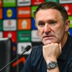 Robbie Keane, a Ferencváros vezetőedzője a labdarúgó Európa-liga nyolcaddöntőjében játszott SC Braga - Ferencvárosi TC visszavágó mérkőzés után tartott sajtótájékoztatóján a Braga Városi Stadionban 2026. március 18-án.