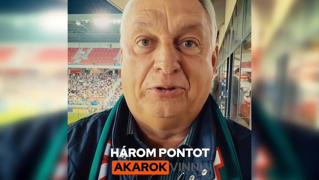 Orbán felbukkant az ukránok elleni meccsen: „Van hely a csomagtartóban!”
