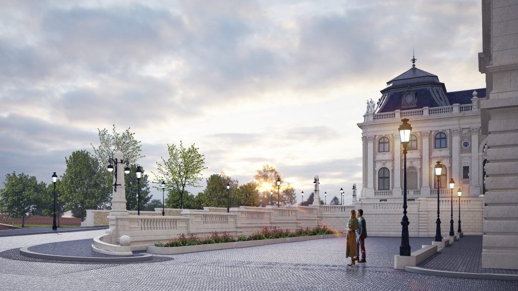 Tovább szépül a Budavári Palota: ilyen lesz a Hunyadi udvar