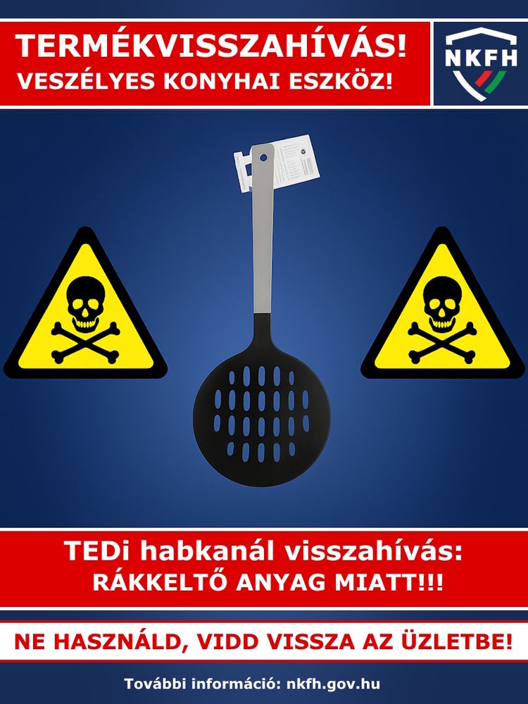 Rákkeltő anyag oldódhat ki ebből a habkanálból 1